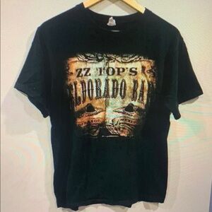 ZZ Top's El Dorado Bar Black T-Shirt